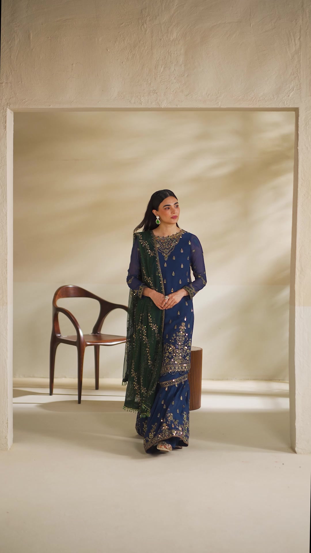 30% OFF | Embroidered Net & Chiffon & Organza