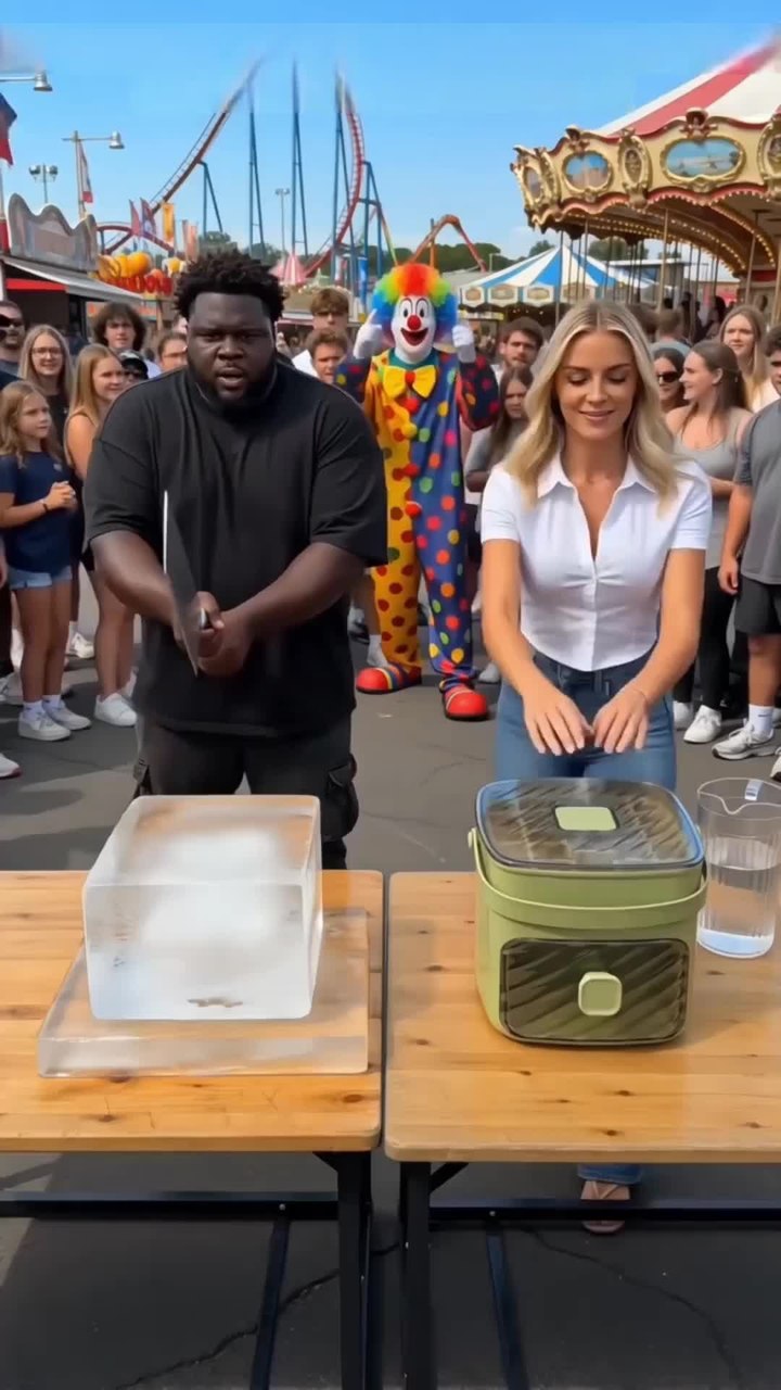 Handled Press-Type Ice Cube Tray (Double-Layer)