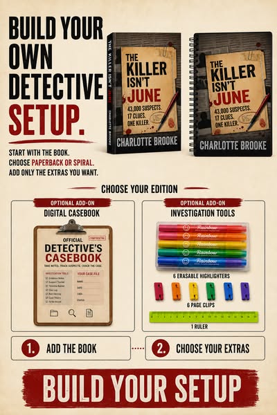 43,000 Suspects. 17 Clues. Get Your Copy