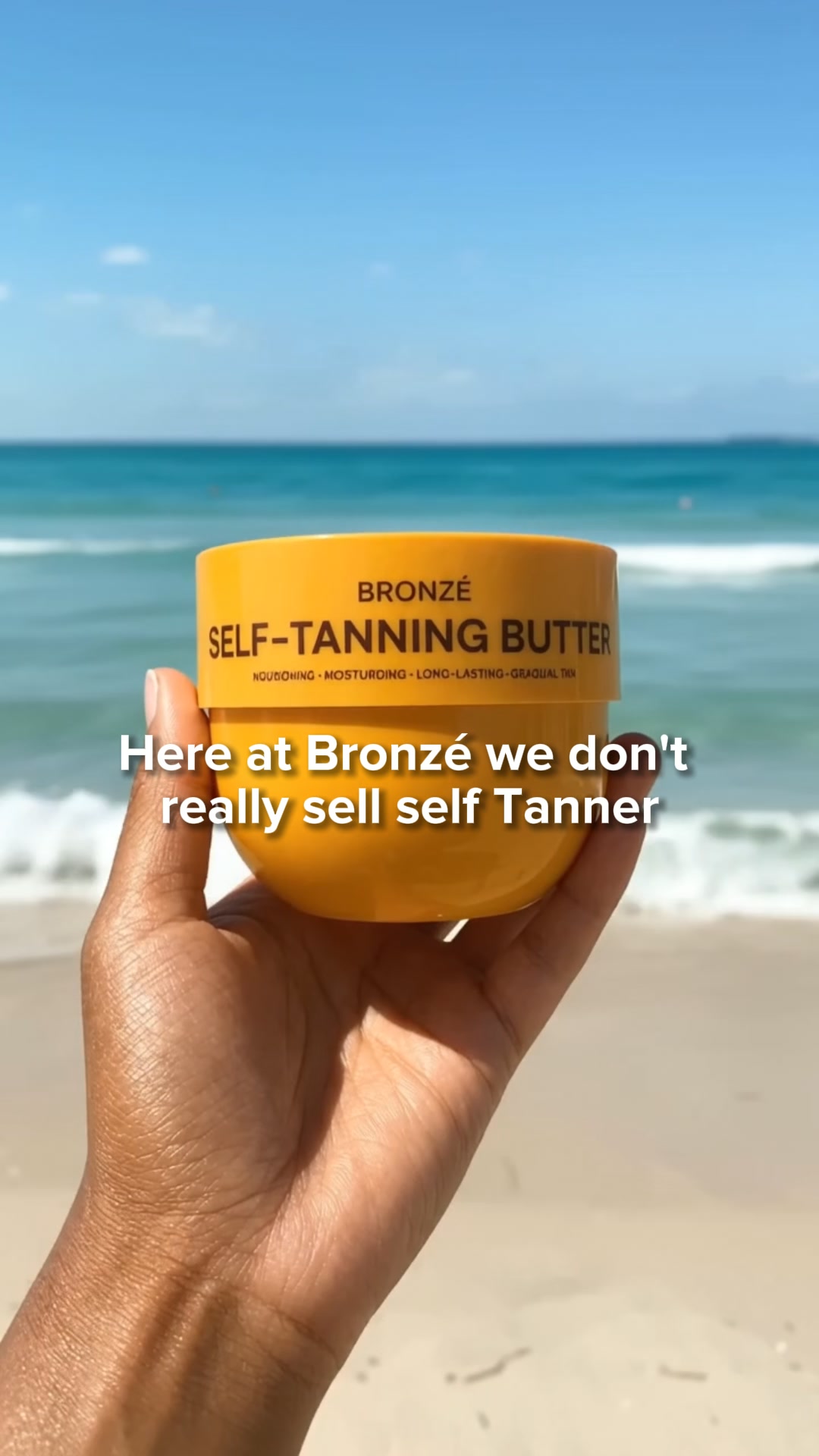 "I wanted a self-tanner that didn't look like I'd self-tanned."