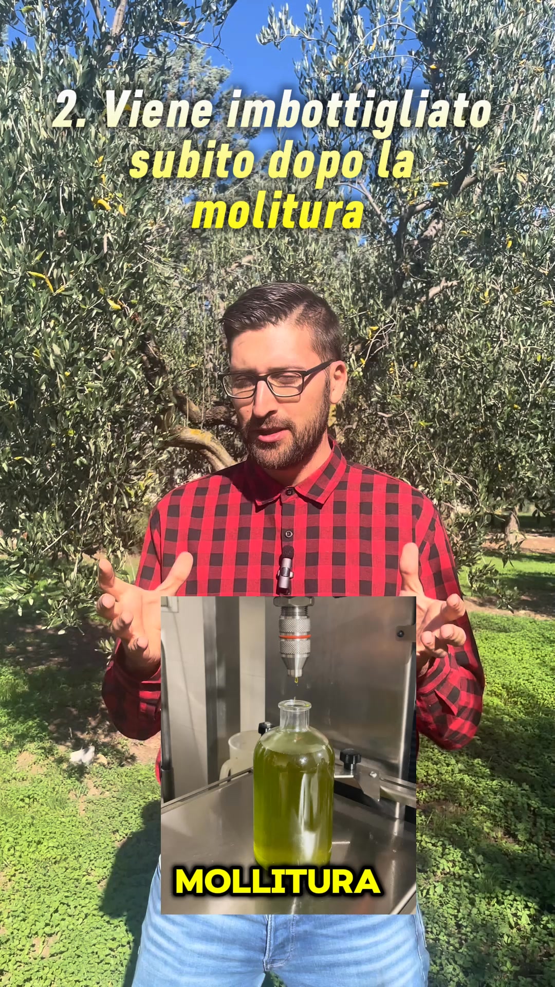 Olio nuovo a bassa acidità