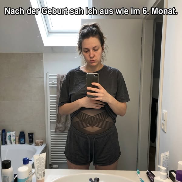 Halt am Bauch ohne Druck