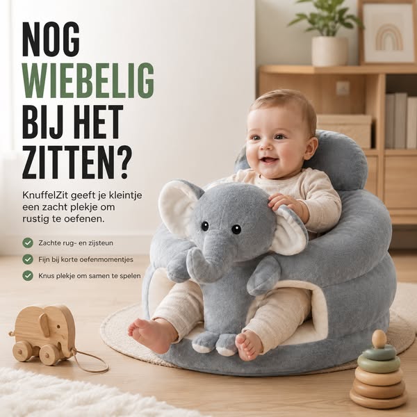 Nog wiebelig? Ontdek KnuffelZit™!