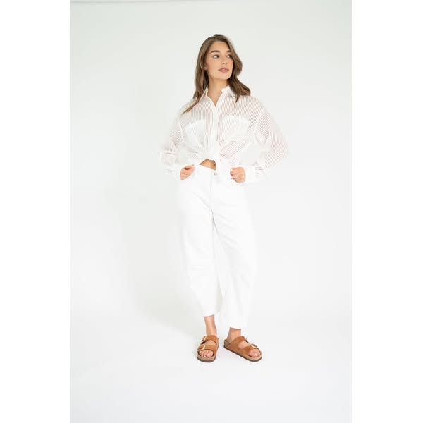 BELLBARREL DENIM PURE WHITE