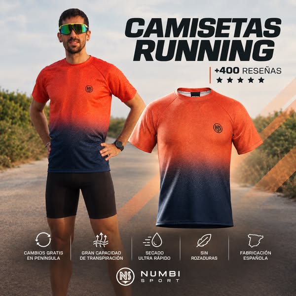 Camisetas Running Alto Rendimiento Técnico