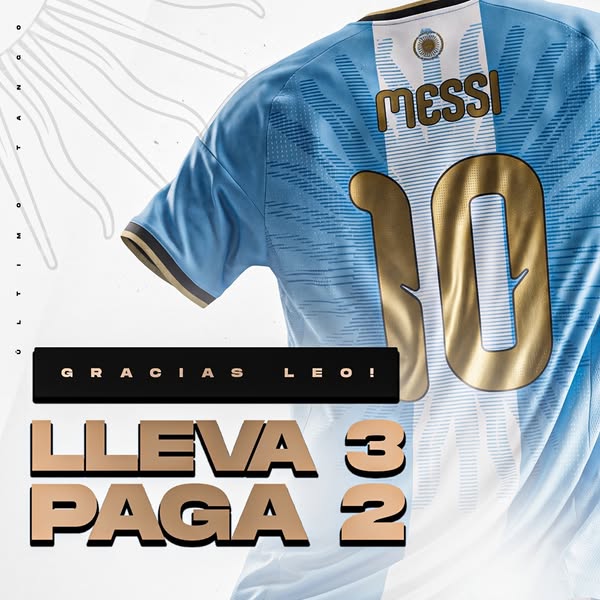 Último Tango: la camiseta de Messi
