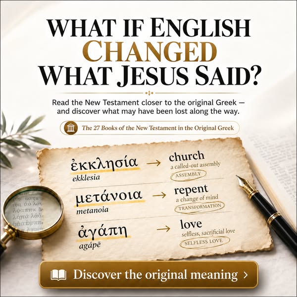New Testament Original Greek ($19.99)