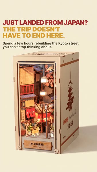 A tiny slice of Japan on your shelf