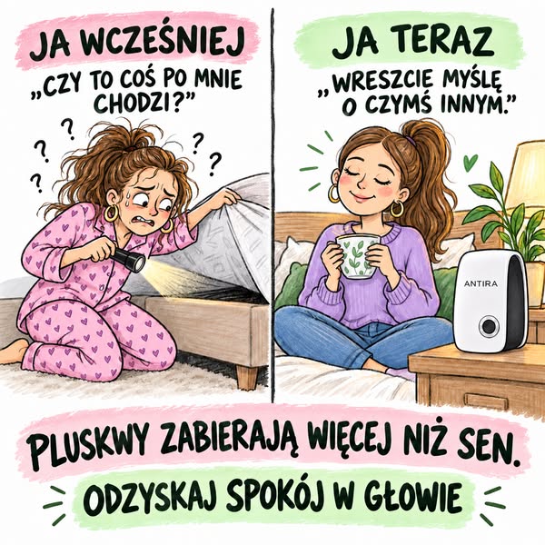 Pluskwy zostają, kiedy gasisz światło.