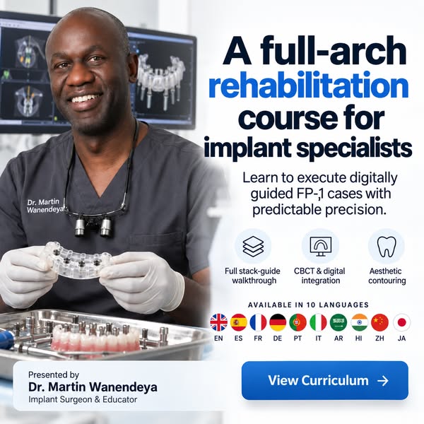 FP-1 Full-Arch Rehabilitation — Dr. Martin Wanendeya