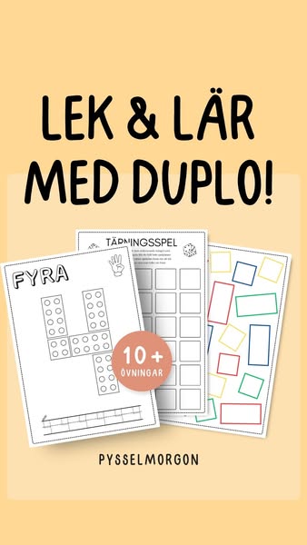 Lek & lär med duplo!