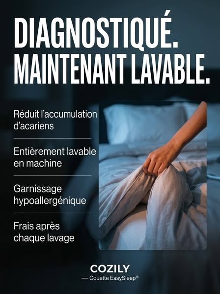 EasySleep® – La couette 2-en-1 à séchage rapide qui remplace vos draps