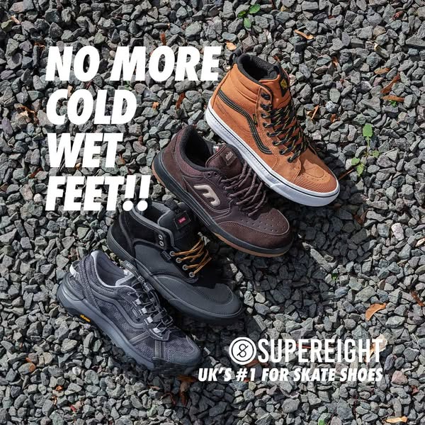 Winterised Skate Shoes Are Here