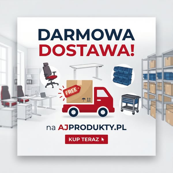 Twoje ulubione meble biurowe teraz z dostawą za 0 zł.