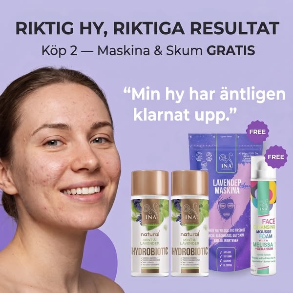 Köp 2 Hydrobiotic, Maskina-mask och skum på köpet