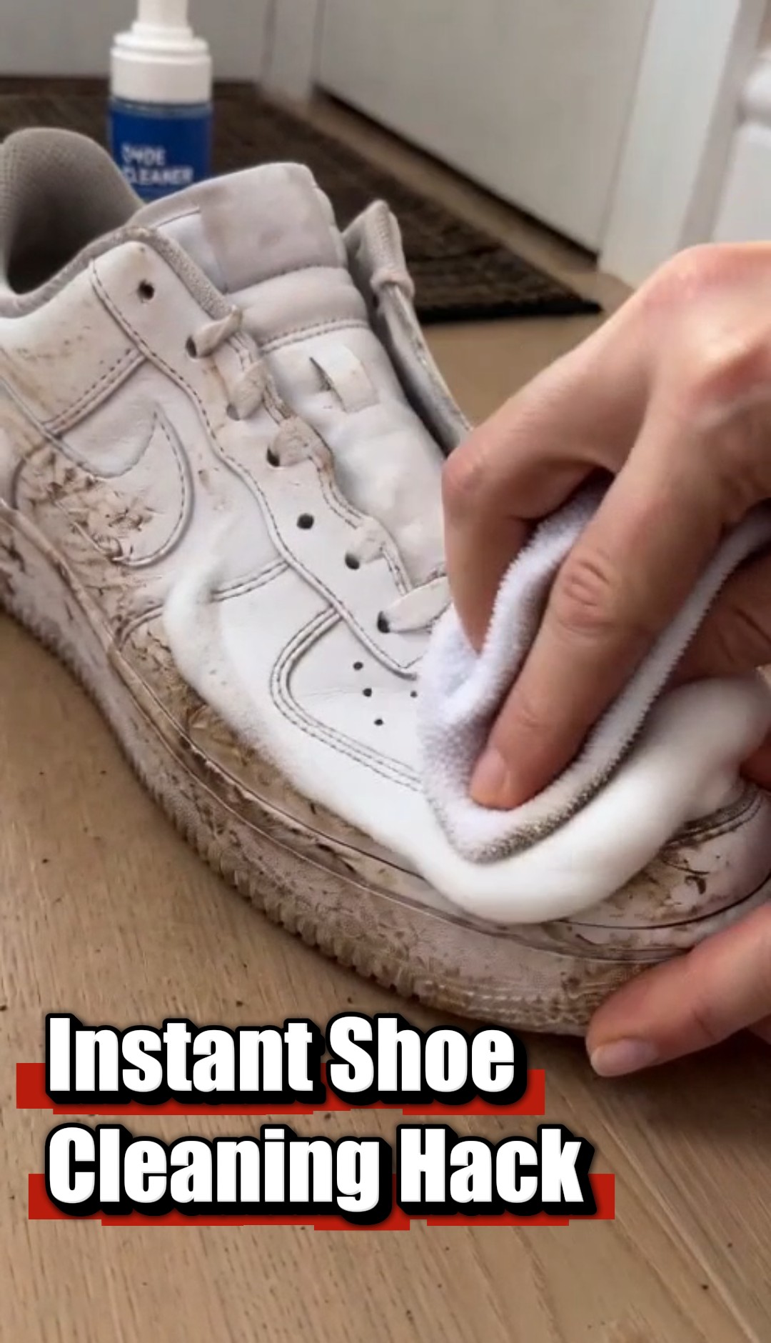 No‑Soak Foam Sneaker CleanerMulti‑Material Stain‑Removing Portable Footwear Refresh Spray