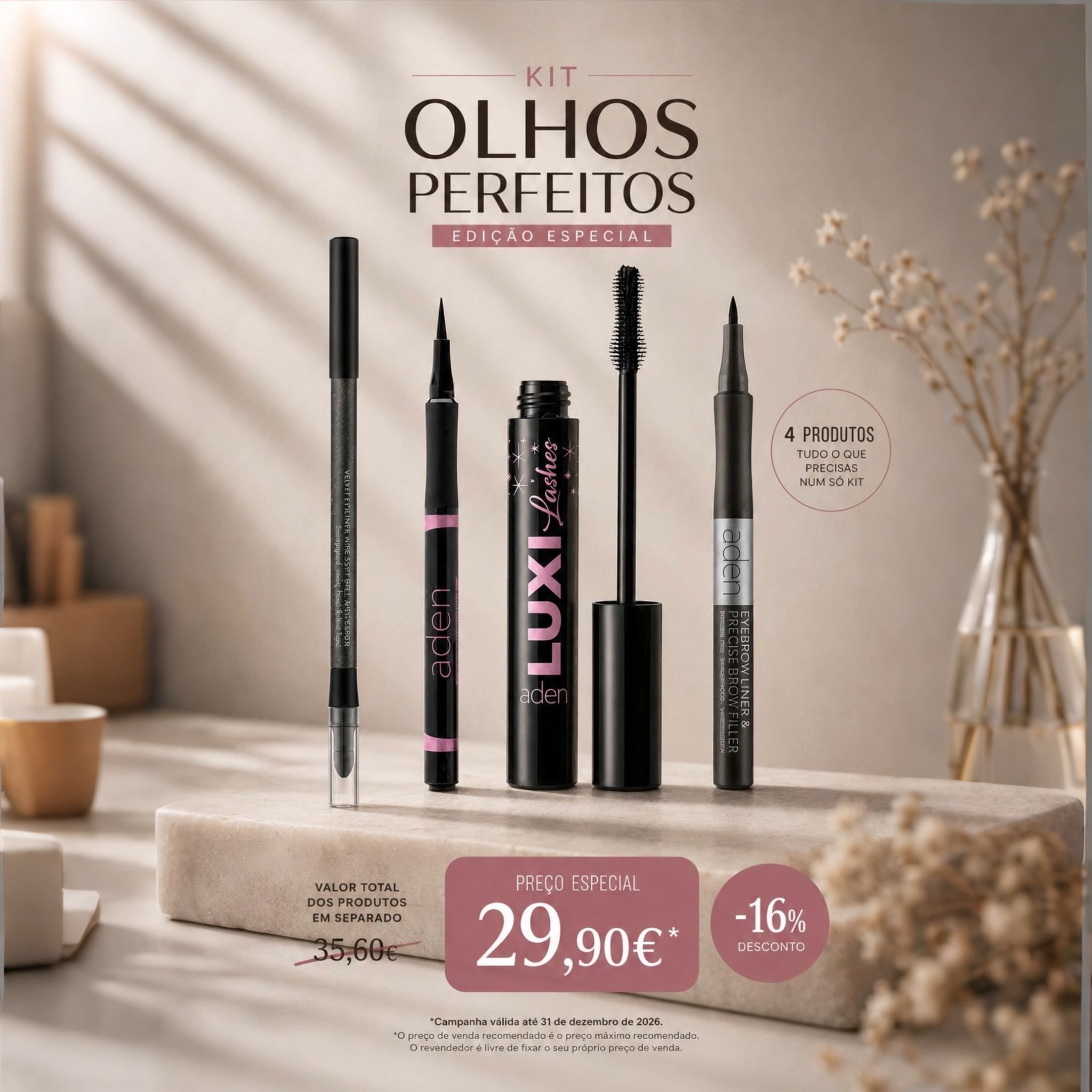 Anúncio de ADEN Cosmetics Portugal