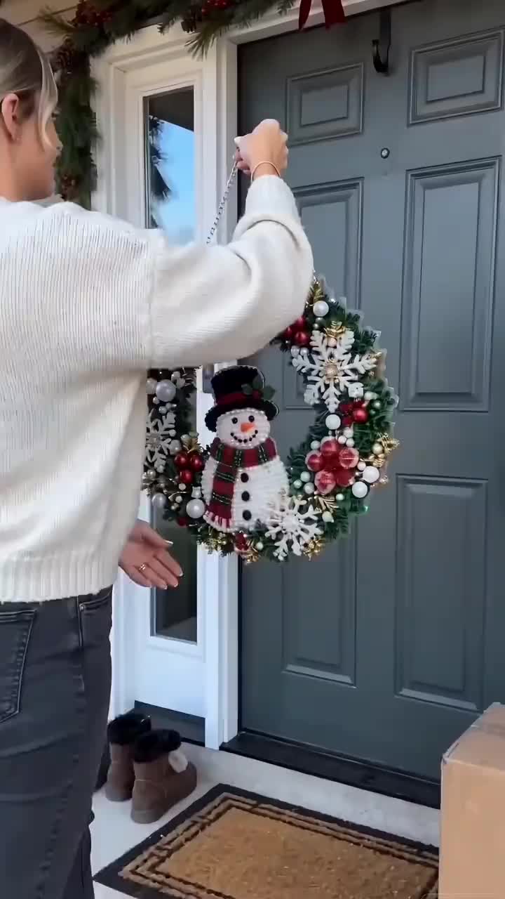 Christmas Diamond Painting Light Wreath DIY Kit