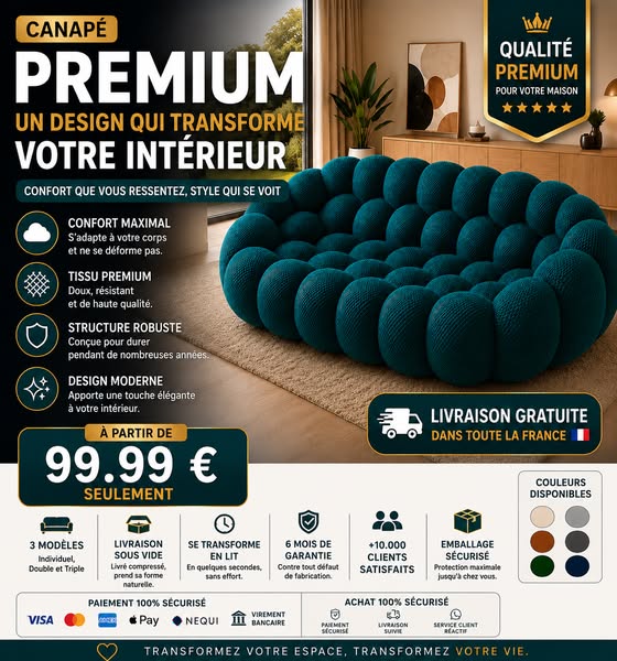 Canapé Nuage Design