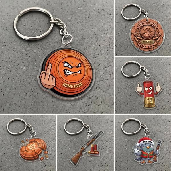 Trap/Skeet Shooting Keychains