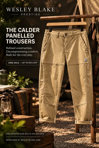 The Calder Panelled Trousers