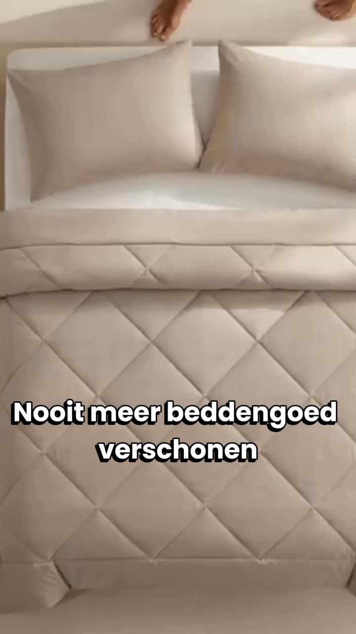 Bed opmaken in een handomdraai