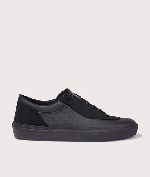 STONE ISLAND Mens Canvas Suede Low Top Trainers - Colour: V0029 Black - Size: 11
