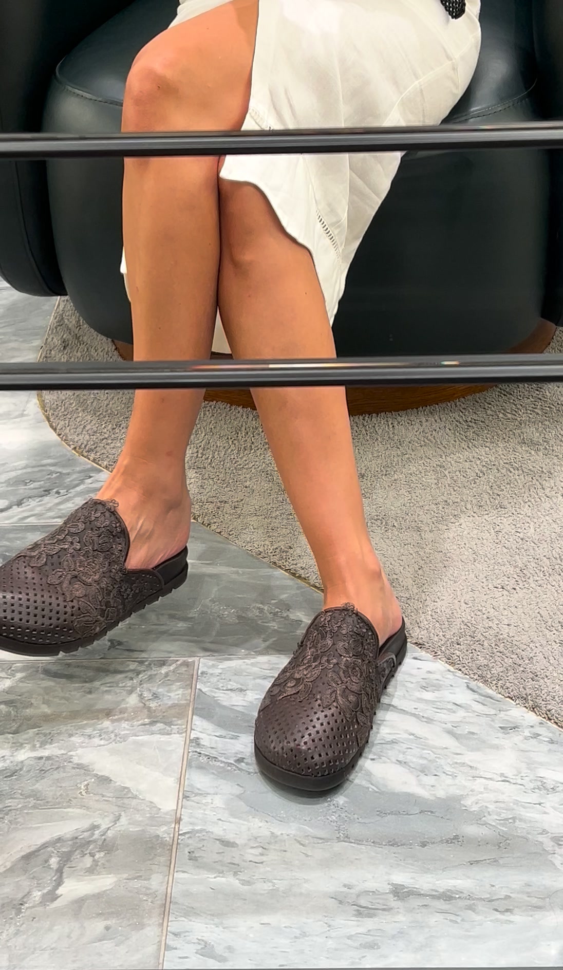 Sebas Leather Slippers