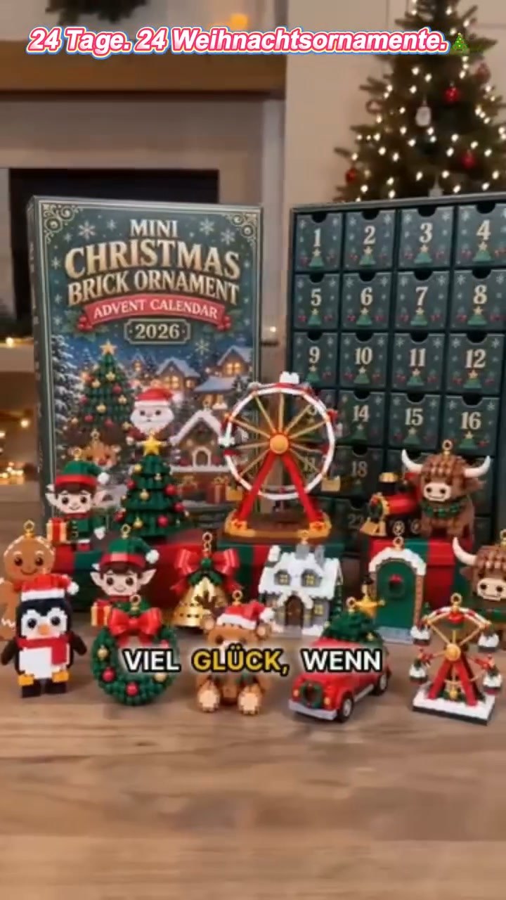 Make the countdown to Christmas more fun — one mini build at a time!