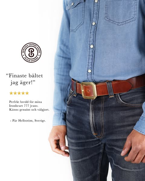 Din midja. Ditt bälte. Inga kompromisser.