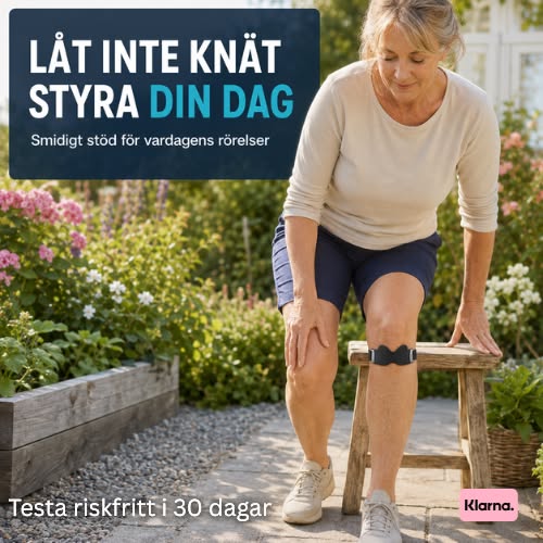 Stöd knät, rör dig friare!