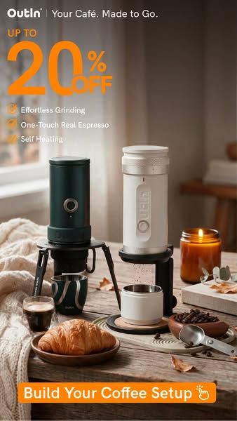 Café-Quality Coffee Anywhere — Up to 20% OFF