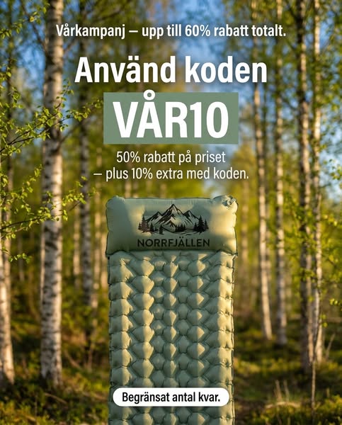 Vi summerar det totala värdet direkt. "60%" ser betydligt bättre ut än "50+10" i en snabb rubrik.