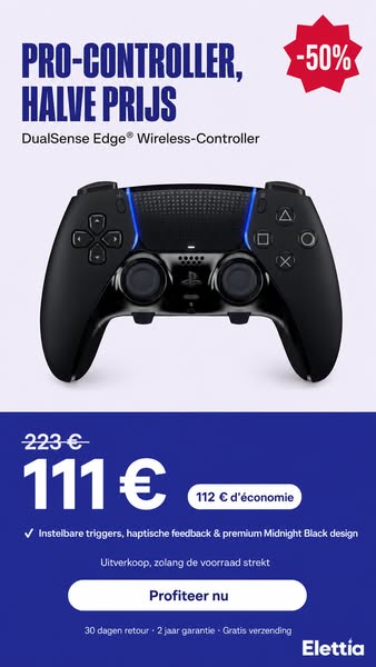 Pro-controller voor de helft