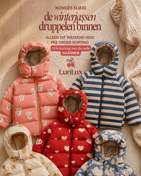Winterjassen, alleen nog dit weekend 15%