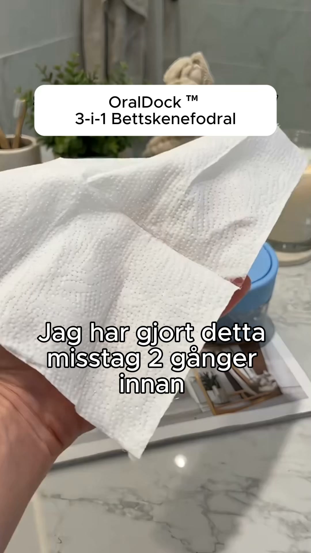Sluta förvara din skena ohygieniskt – Upptäck OralDock™