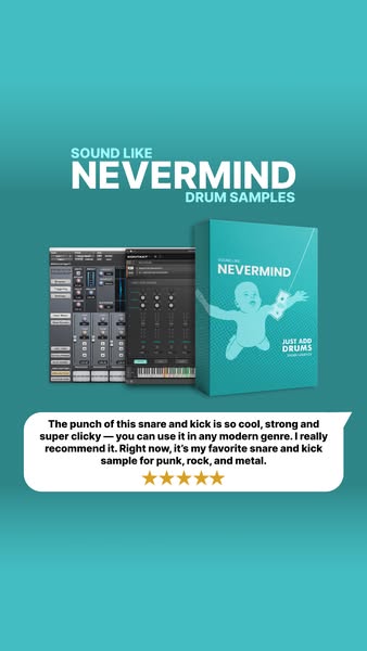 Nirvana Inspired Drum Samples