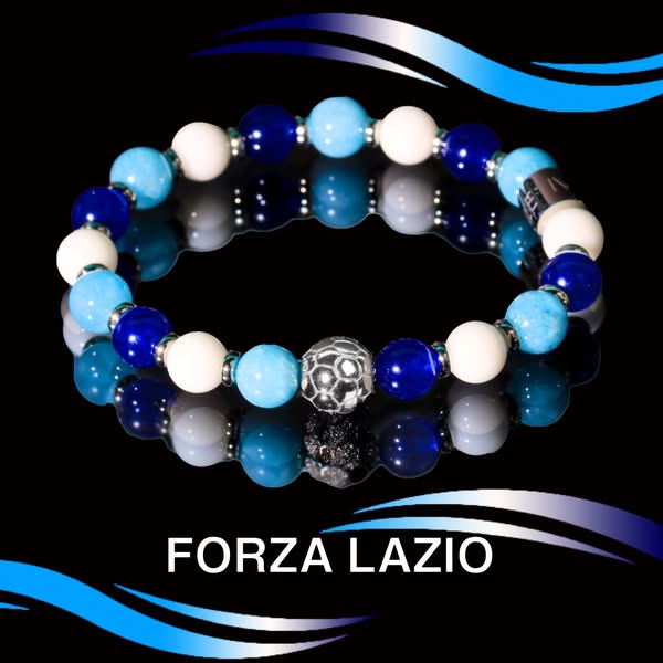 Bracciale Ivan Basile – I Colori della Lazio al Tuo Polso!