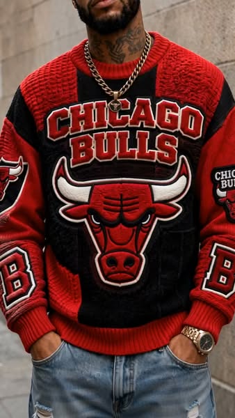 Vintage Chicago Knit Sweater