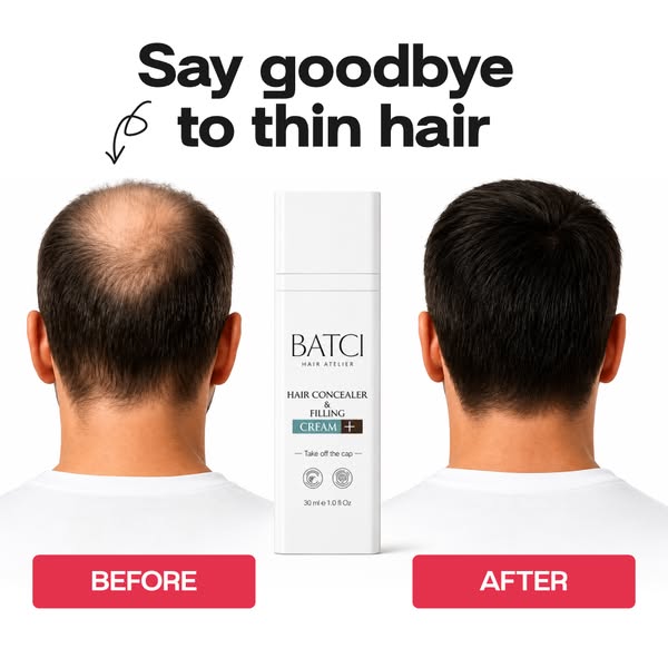 Cover thinning hair in 5 minutes