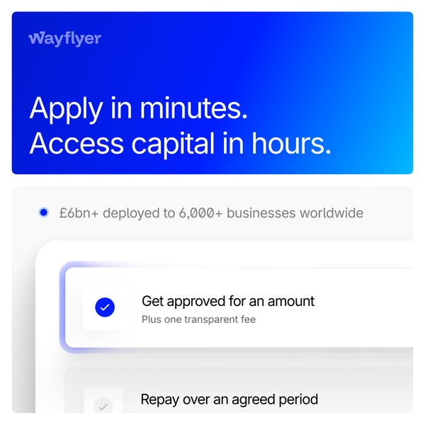 Apply in minutes. Get funded in hours.