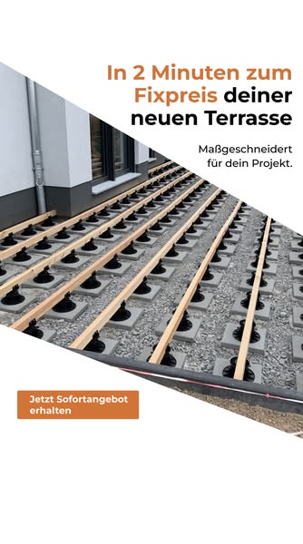 Deine Traumterrasse – in 2 Minuten kalkuliert