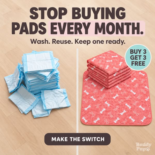 Protect your floors, enjoy your pup-Buy 3, Get 3 FREE