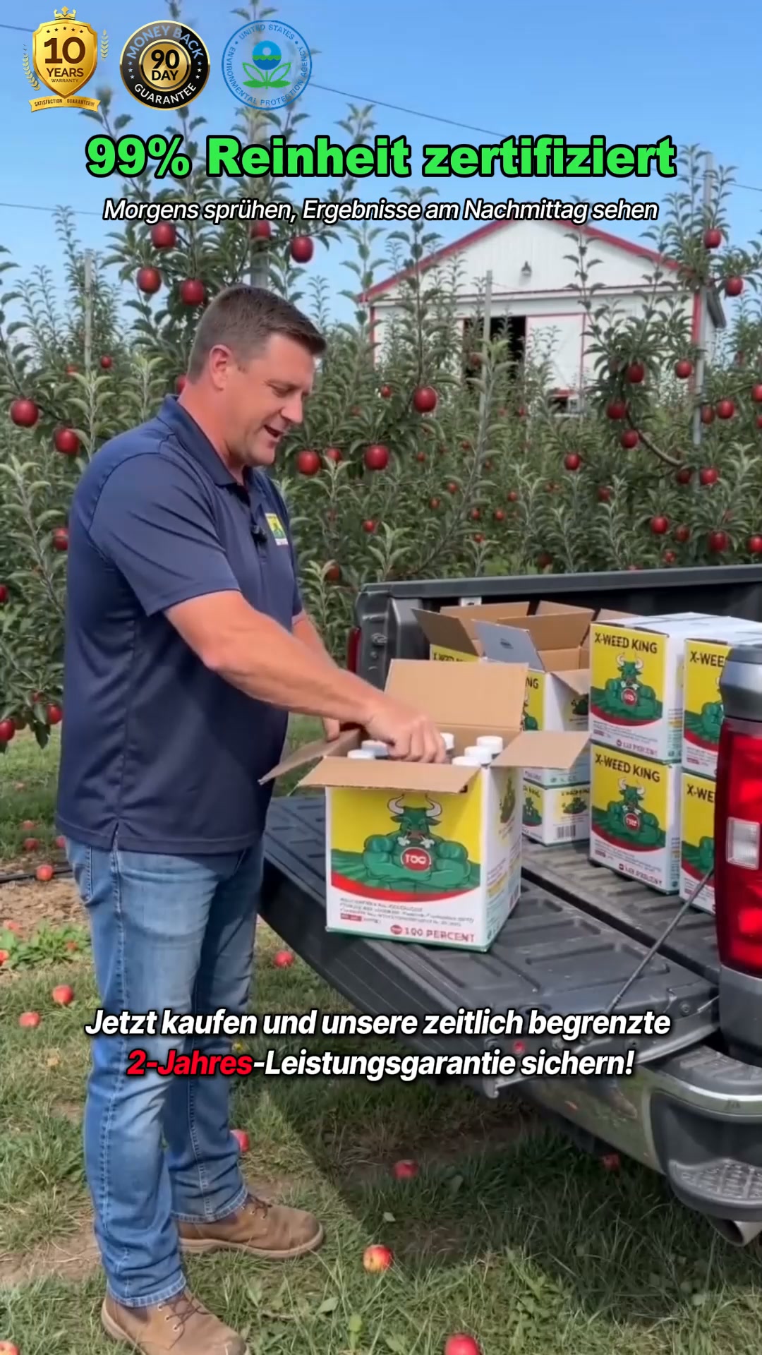 Dieser Dünger (mit integriertem Unkrautvernichter) löst zwei Probleme in einer Flasche!
