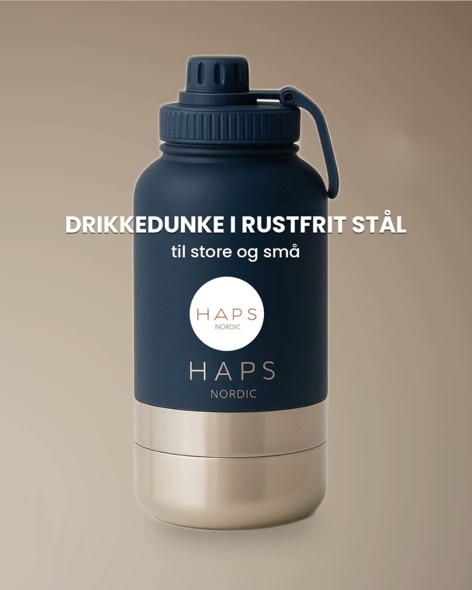 Drikkedunke fra HAPS Nordic