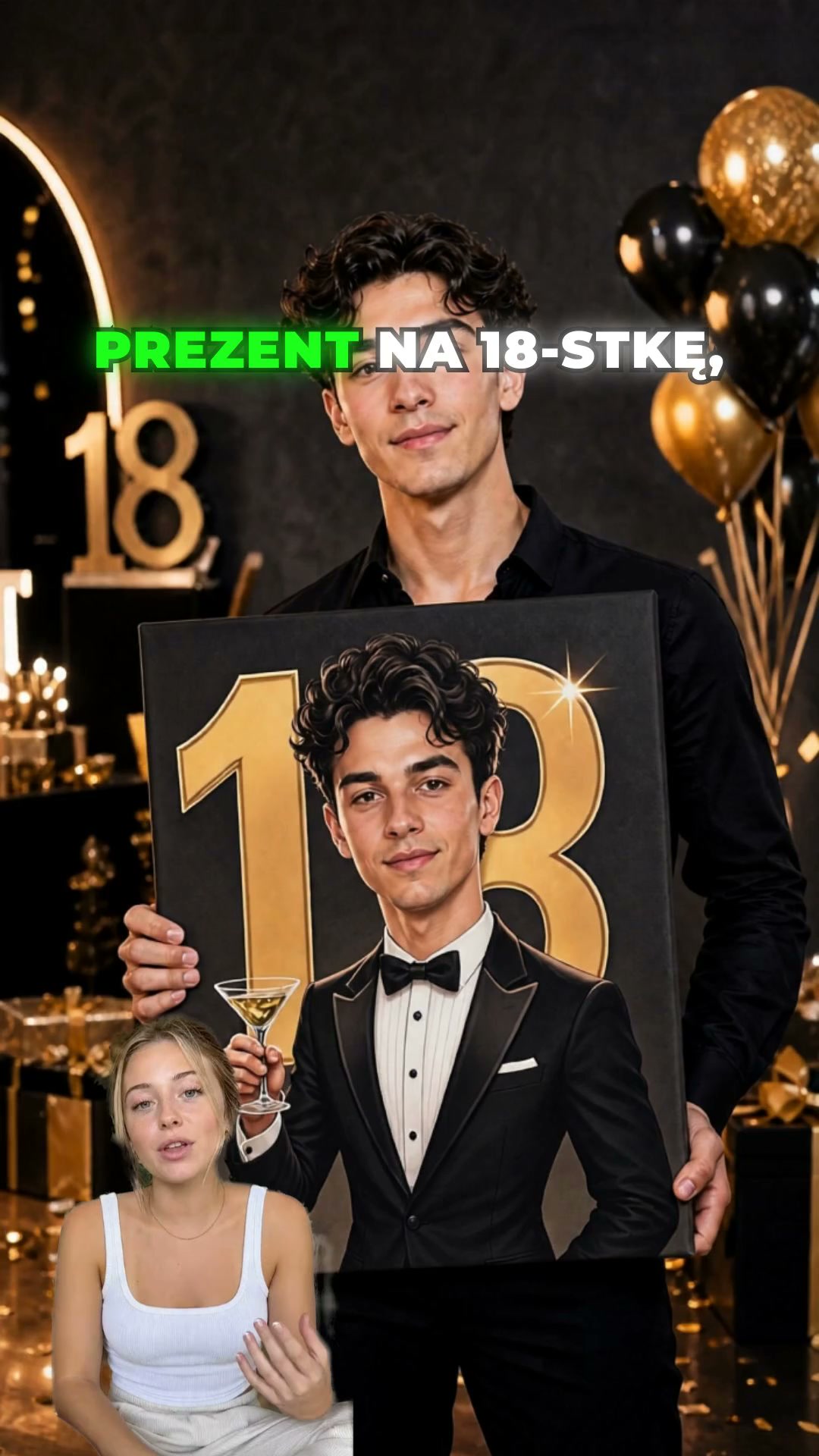 Prezent na 18-stkę