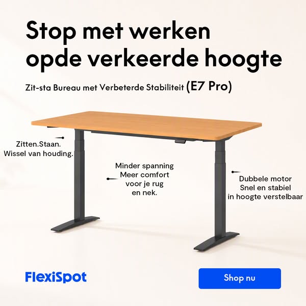 E7 Pro — Tot 180 kg, 15 jaar garantie