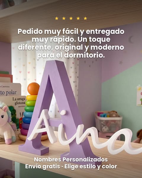 Quedó tal cual lo imaginábamos. Con envío gratuito
