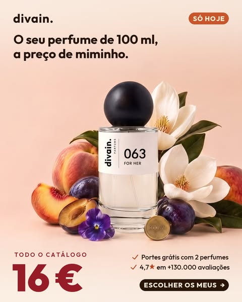 Todos os perfumes a 16 €