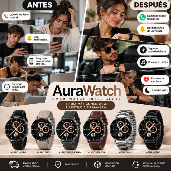 ¡NO ES SOLO UN RELOJ, ES MUCHO MÁS!